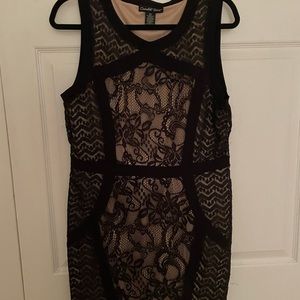 Holiday black sheer fitted mini size PXL but fits like a large new w tags